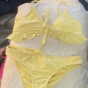 Xhilaration Yellow Bikini Set